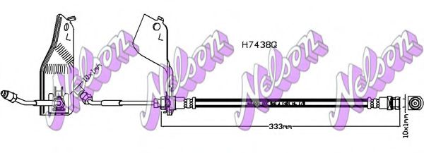 H7438Q BROVEX-NELSON Brake Hose