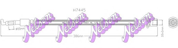 H7445 BROVEX-NELSON Brake Hose