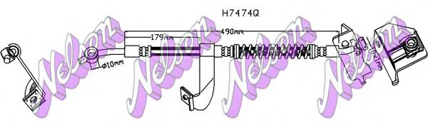 H7474Q BROVEX-NELSON Brake System Brake Hose