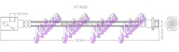 H7488 BROVEX-NELSON Brake Hose