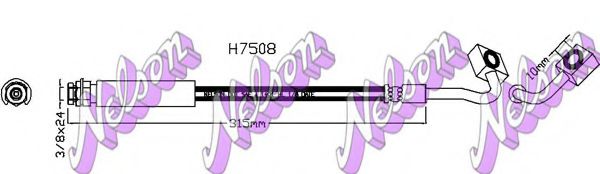 H7508 BROVEX-NELSON Brake Hose