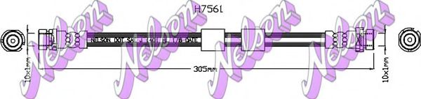 H7561 BROVEX-NELSON Brake System Brake Hose