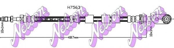 H7563 BROVEX-NELSON Bremsanlage Bremsschlauch