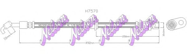 H7570 BROVEX-NELSON Brake Hose