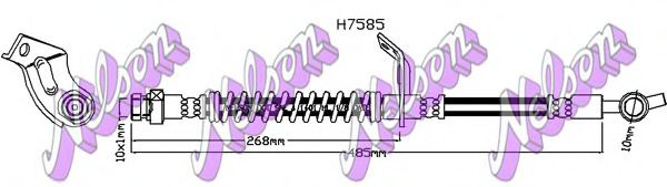 H7585 BROVEX-NELSON Brake Hose