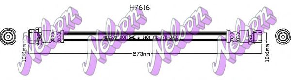 H7616 BROVEX-NELSON Brake Hose