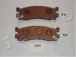 51305 JAPKO Brake Pad Set, disc brake