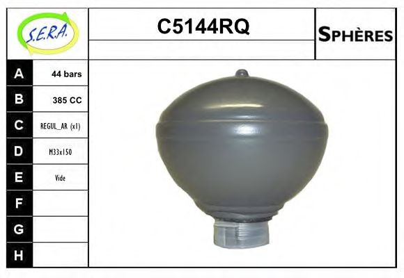 C5144RQ SERA Suspension Sphere, pneumatic suspension