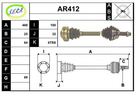 AR412 SERA Luftfilter