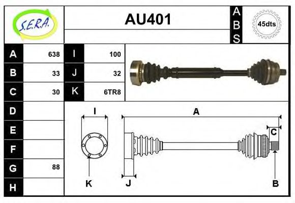 AU401 SERA Exhaust System Exhaust System