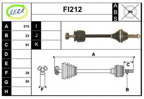 FI212 SERA Fuel filter
