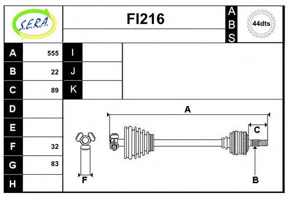FI216 SERA Kraftstofffilter