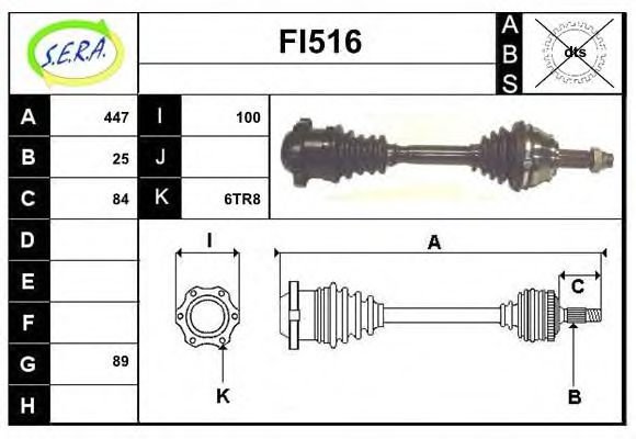 FI516 SERA Fuel Supply System Fuel filter