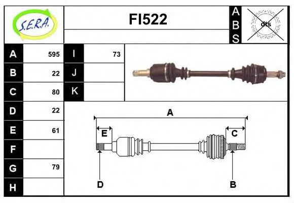 FI522 SERA Fuel Supply System Fuel filter