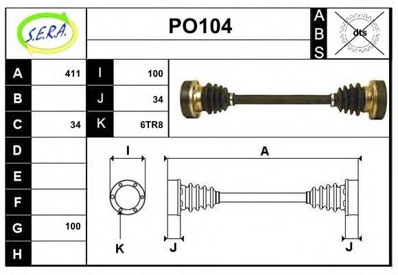PO104 SERA Oil Pressure Switch