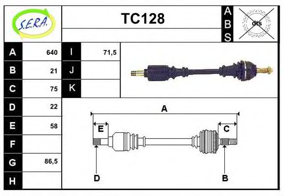 TC128 SERA Gasket, timing case