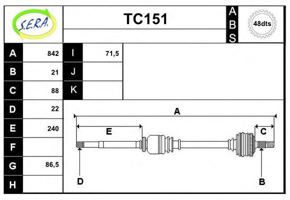 TC151 SERA Radaufhängung Trag-/Führungsgelenk