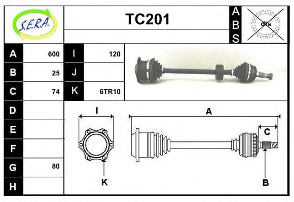 TC201 SERA Wheel Suspension Ball Joint