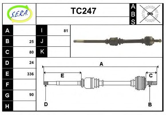 TC247 SERA Wheel Suspension Ball Joint