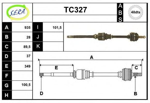 TC327 SERA Radaufhängung Trag-/Führungsgelenk