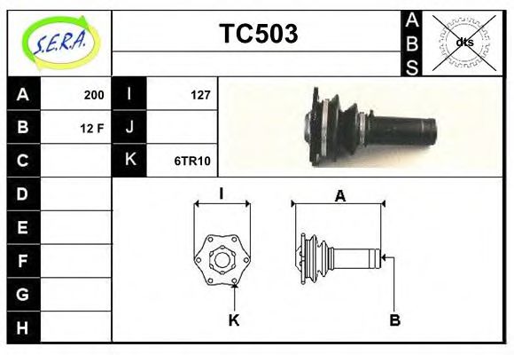 TC503 SERA Wheel Suspension Ball Joint