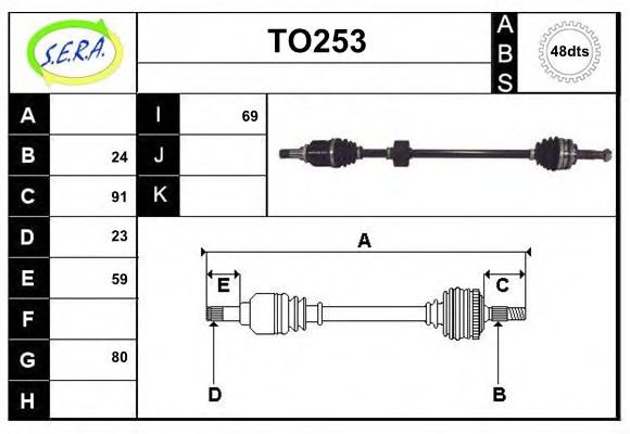 TO253 SERA Deflection/Guide Pulley, v-ribbed belt