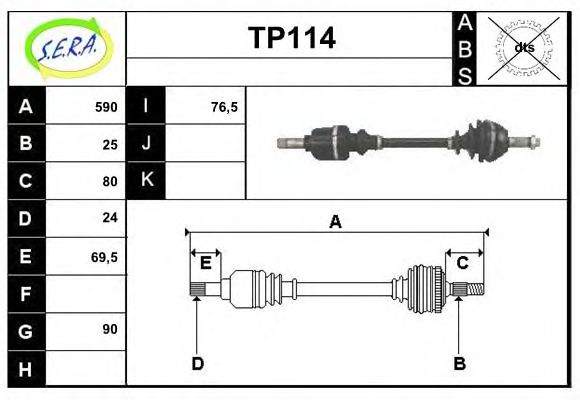 TP114 SERA Sensor, throttle position
