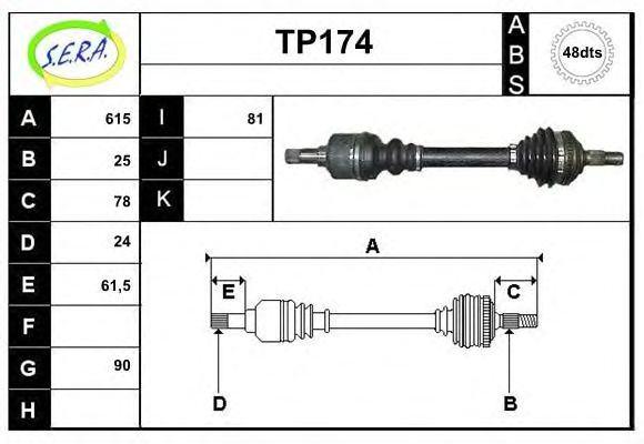 TP174 SERA Коммутатор, система зажигания