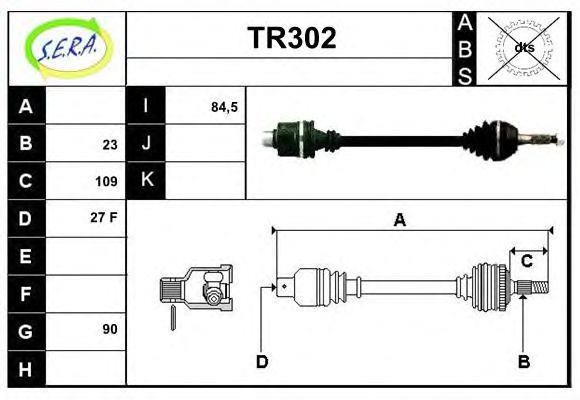 TR302 SERA Gasket Set, exhaust manifold
