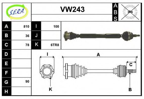 VW243 SERA Exhaust System