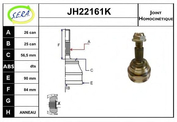 JH22161K SERA Joint Kit, drive shaft