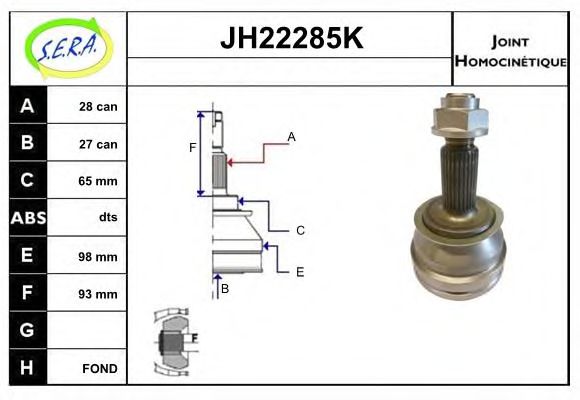 JH22285K SERA Joint Kit, drive shaft