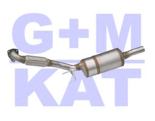 01.37.021 G%2BM+KAT Exhaust System Retrofit Kit, catalyst/soot particulate filter (combi-system