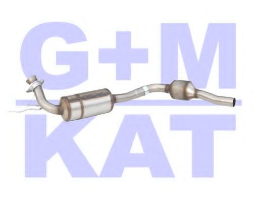04.39.040 G%2BM+KAT Exhaust System Retrofit Kit, catalyst/soot particulate filter (combi-system
