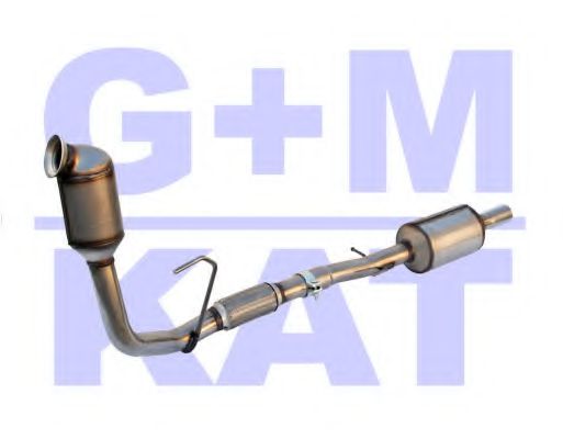 04.39.041 G%2BM+KAT Exhaust System Retrofit Kit, catalyst/soot particulate filter (combi-system