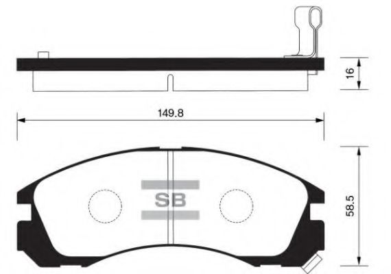 FBP1068 FIBA Brake System Brake Pad Set, disc brake