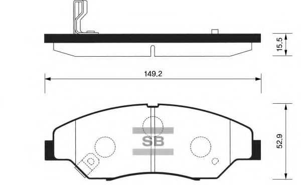 FBP1118 FIBA Brake System Brake Pad Set, disc brake