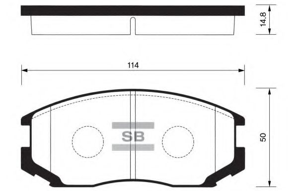 FBP1142 FIBA Brake System Brake Pad Set, disc brake
