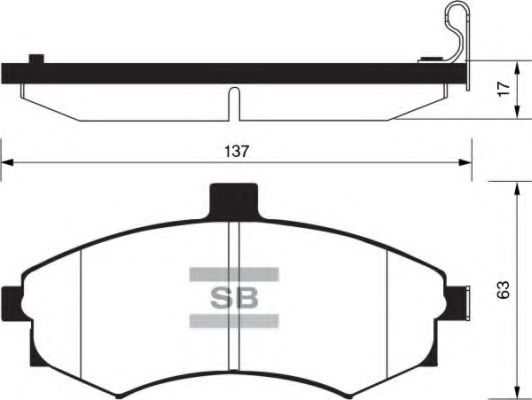 FBP1152 FIBA Комплект тормозных колодок, дисковый тормоз