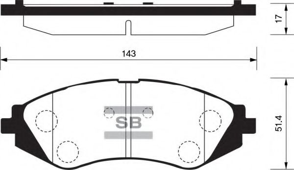FBP1159 FIBA Brake System Brake Pad Set, disc brake