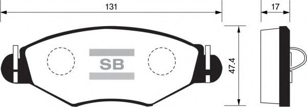 FBP1179 FIBA Brake System Brake Pad Set, disc brake