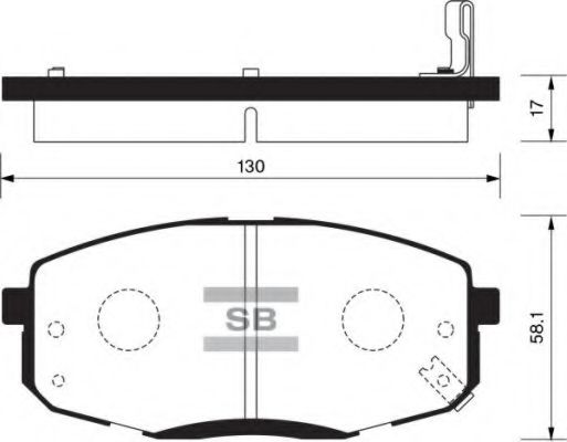 FBP1240 FIBA Brake System Brake Pad Set, disc brake