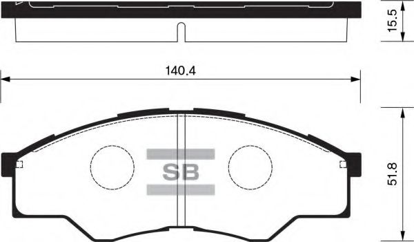 FBP1276 FIBA Bremsanlage Bremsbelagsatz, Scheibenbremse