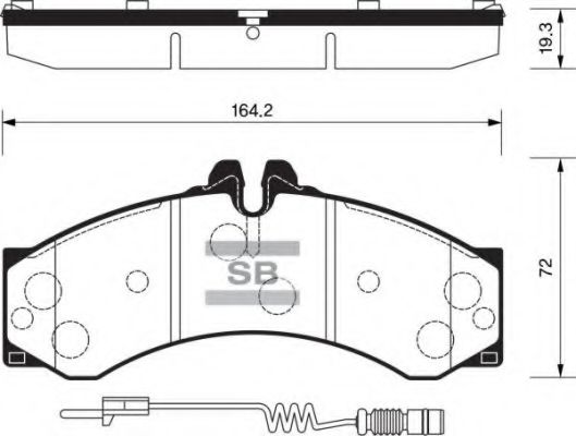 FBP1277 FIBA Brake System Brake Pad Set, disc brake