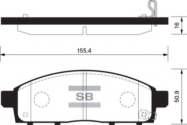 FBP1361 FIBA Bremsanlage Bremsbelagsatz, Scheibenbremse