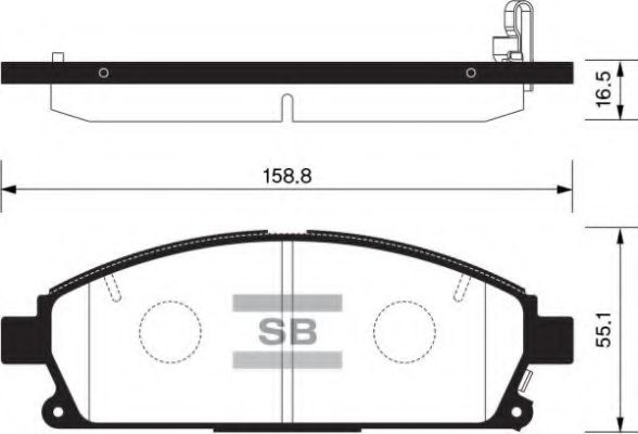 FBP1365 FIBA Brake System Brake Pad Set, disc brake