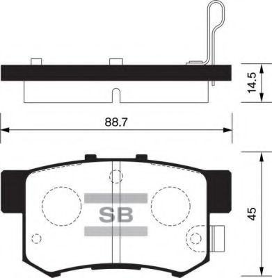 FBP1368 FIBA Brake System Brake Pad Set, disc brake