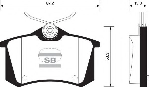FBP1391 FIBA Brake System Brake Pad Set, disc brake