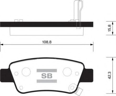 FBP1568 FIBA Brake System Brake Pad Set, disc brake