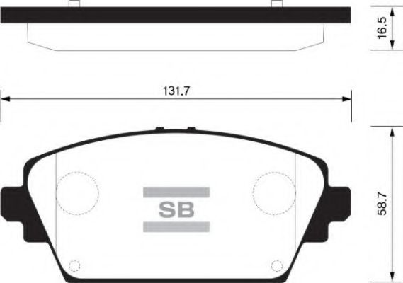 FBP1582 FIBA Brake System Brake Pad Set, disc brake